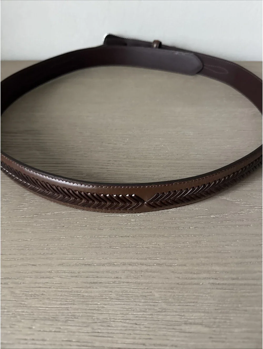 Nocona Men’s Western Ranger Arrow Lacing Leather Belt Men’s 42